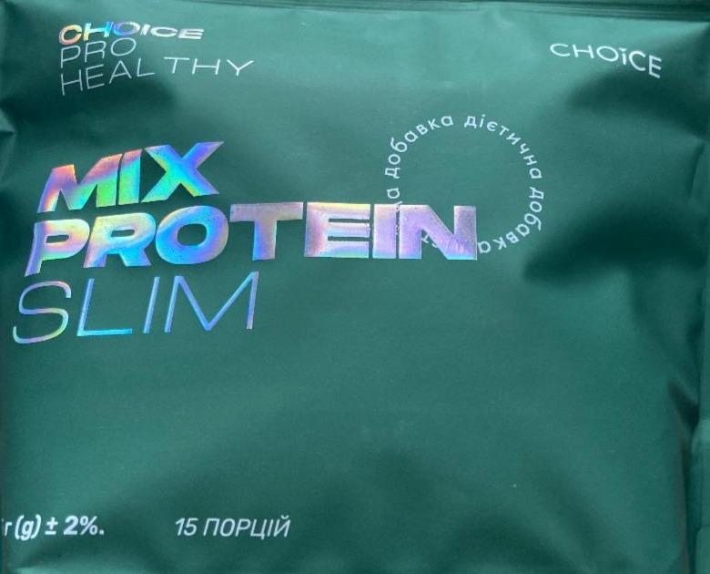 Фото - сывороточный протеин диетический Mix Protein Slim Choice