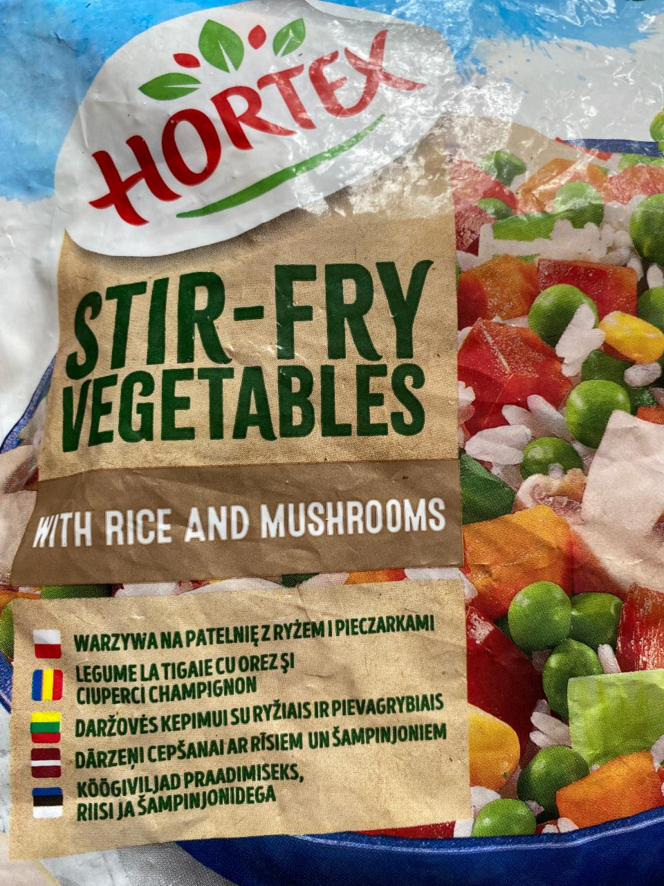 Фото - Овощи для жарки с рисом и шампиньонами Hortex