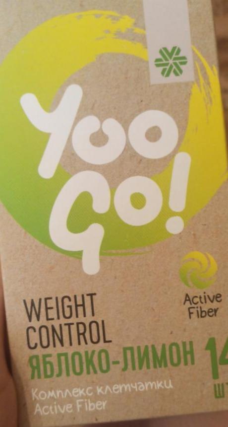 Фото - смесь для приготовления напитка weight control со вкусом яблоко-лимон Yoo Go