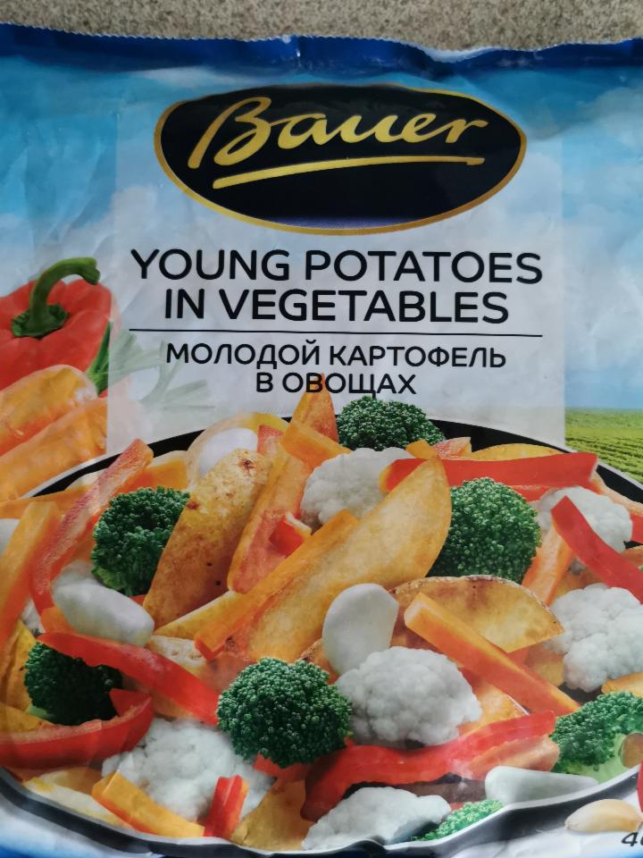 Фото - молодой картофель в овощах Bayer