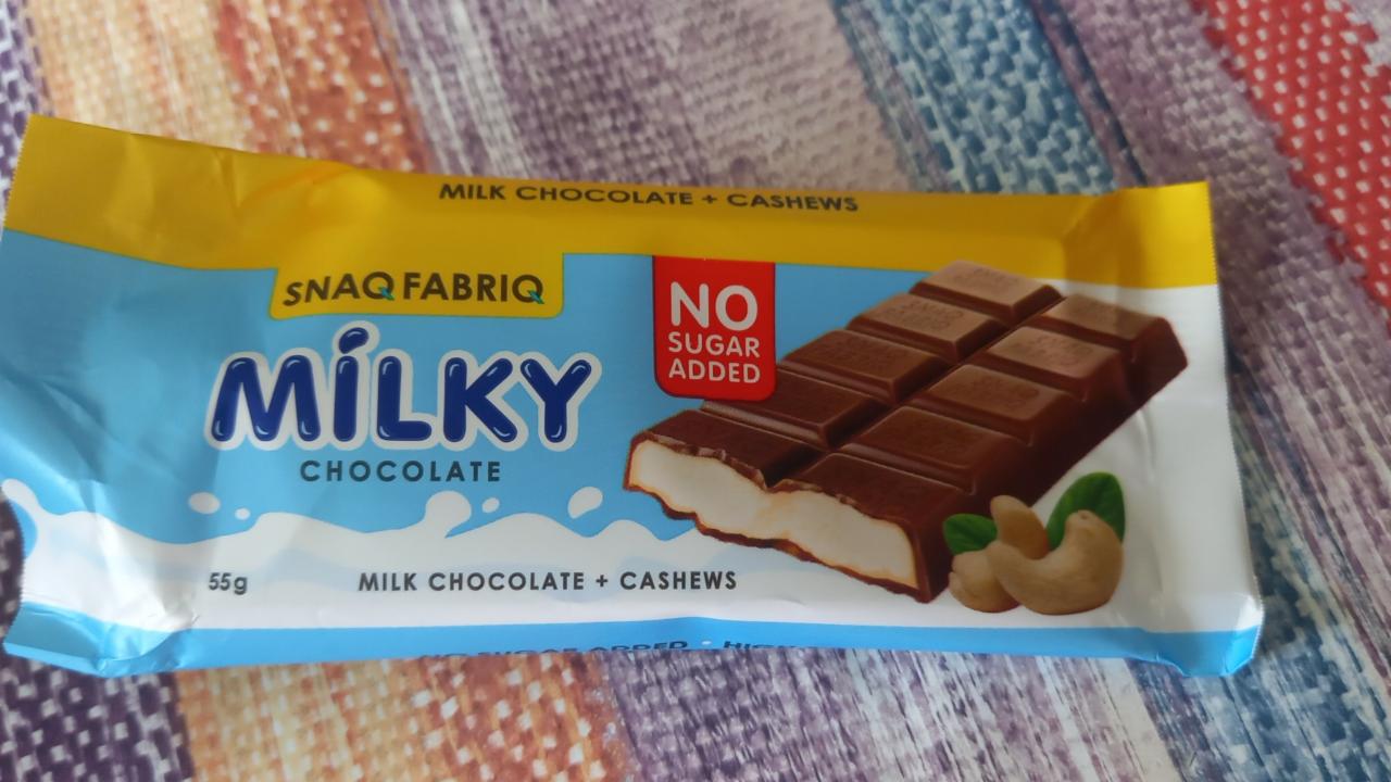 Фото - Milky chocolate No sugar added Snaq Fabriq