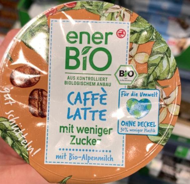 Фото - йогурт со вкусом кофе латте Ener bio