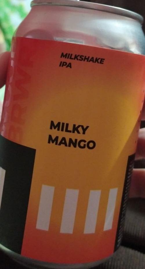 Фото - Пиво 5.5% светлое нефильтрованное Milky Mango Underwood Brewery