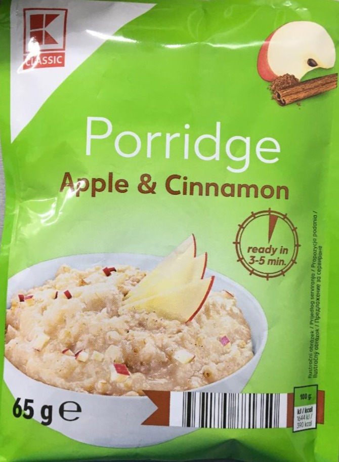Фото - Porridge Apple&Cinnamon K-Classic