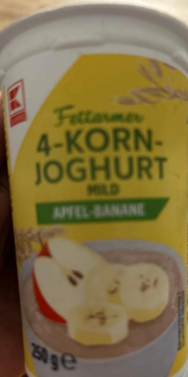 Фото - Fettarmer 4-Kornjoghurt Mild Apfel-Banane K-Classic