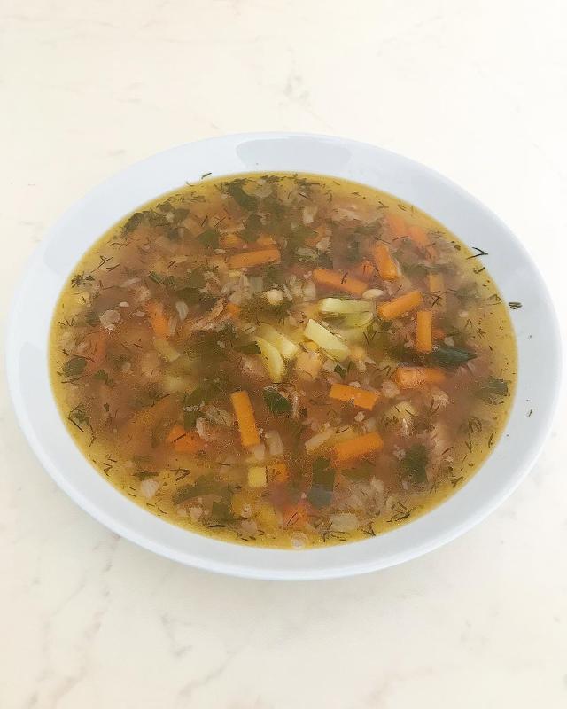 Фото - фасолевый суп с овощами