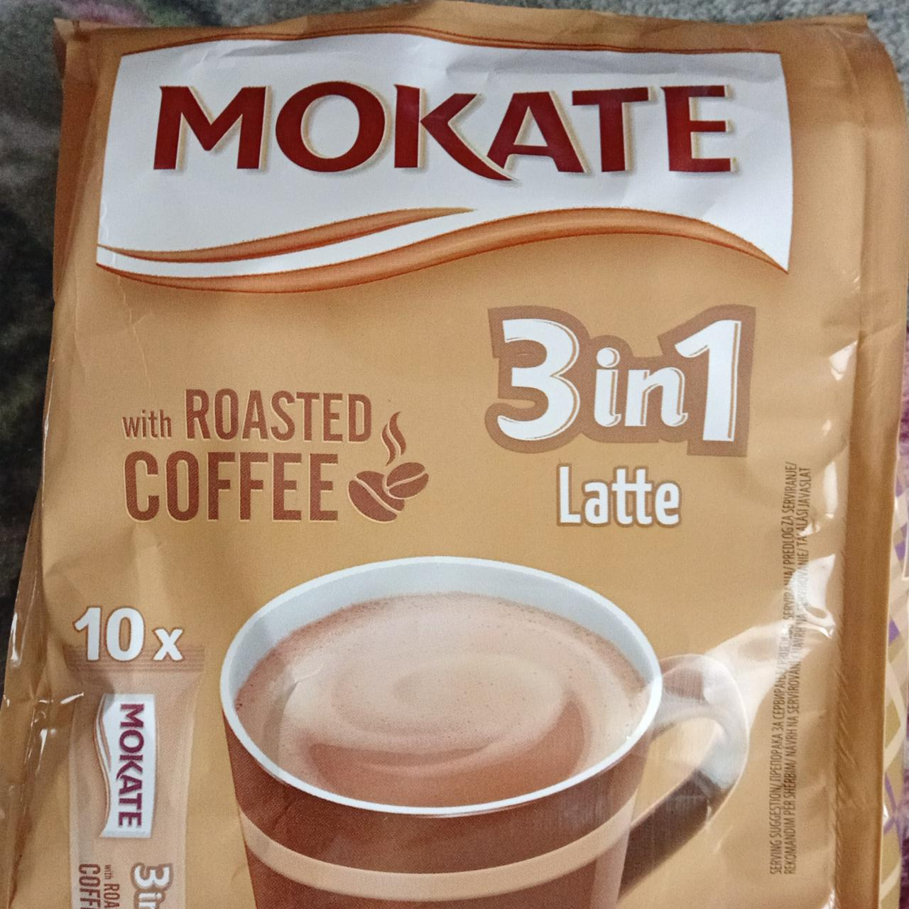 Фото - смесь кофе 3в1 капучино Mokate
