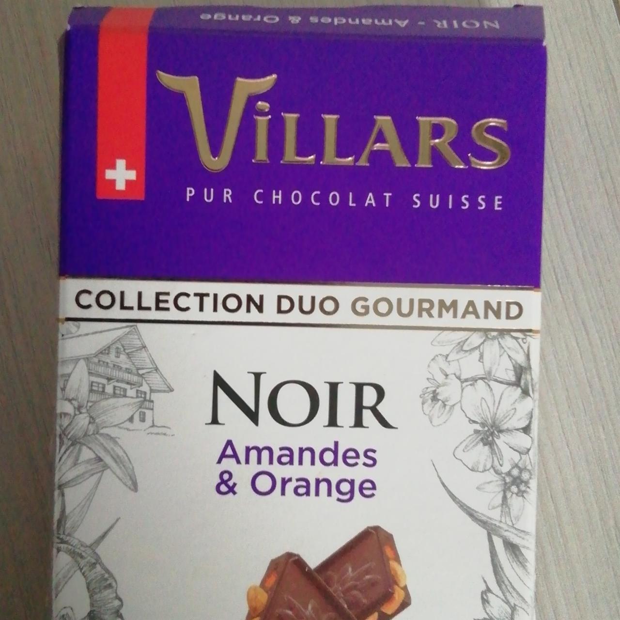 Фото - Шоколад с миндалём и апельсином Villars