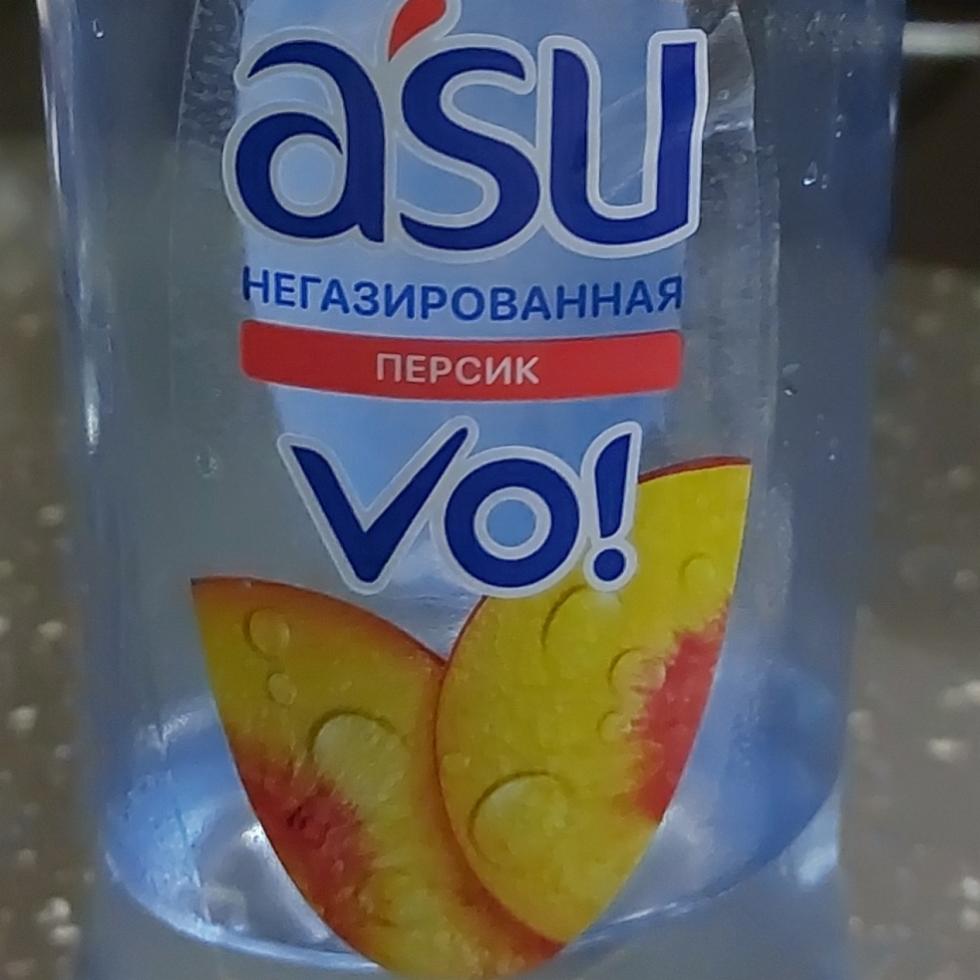 Фото - Питьевая вода без газа со вкусом персика ASU