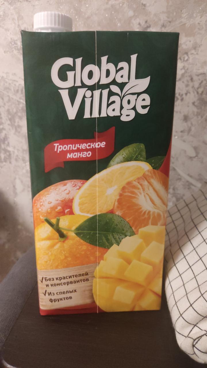 Фото - напиток сокосодержащий тропическое манго Global Village