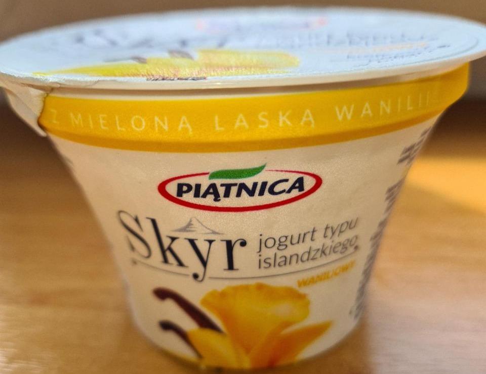 Фото - Skyr ванильный исландский йогурт Piątnica