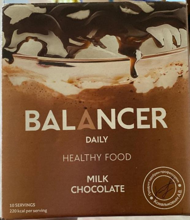 Фото - коктейль со вкусом молочный шоколад Healthy Food Balancer Daily