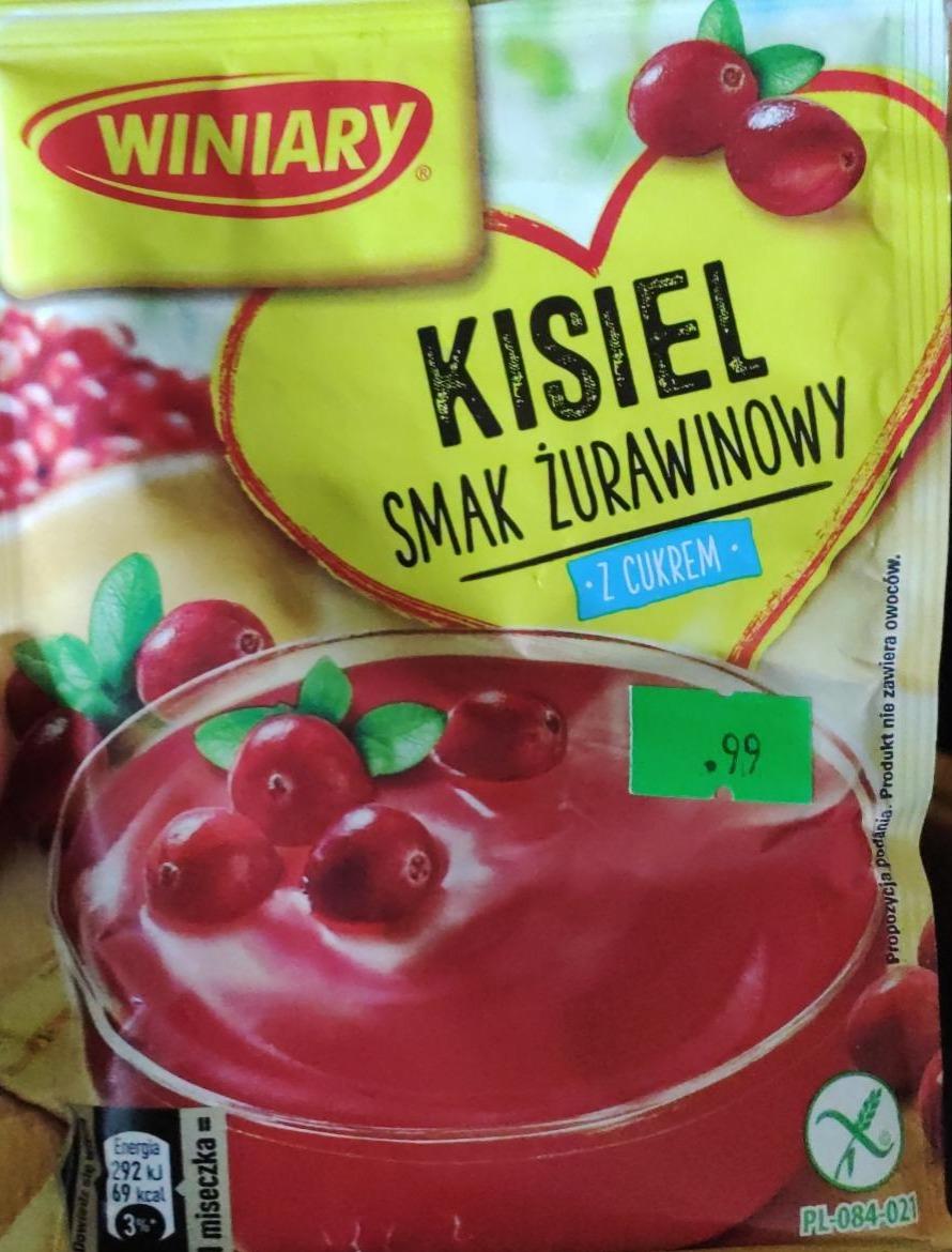 Фото - Kisiel z cukrem smak żurawinowy Winiary