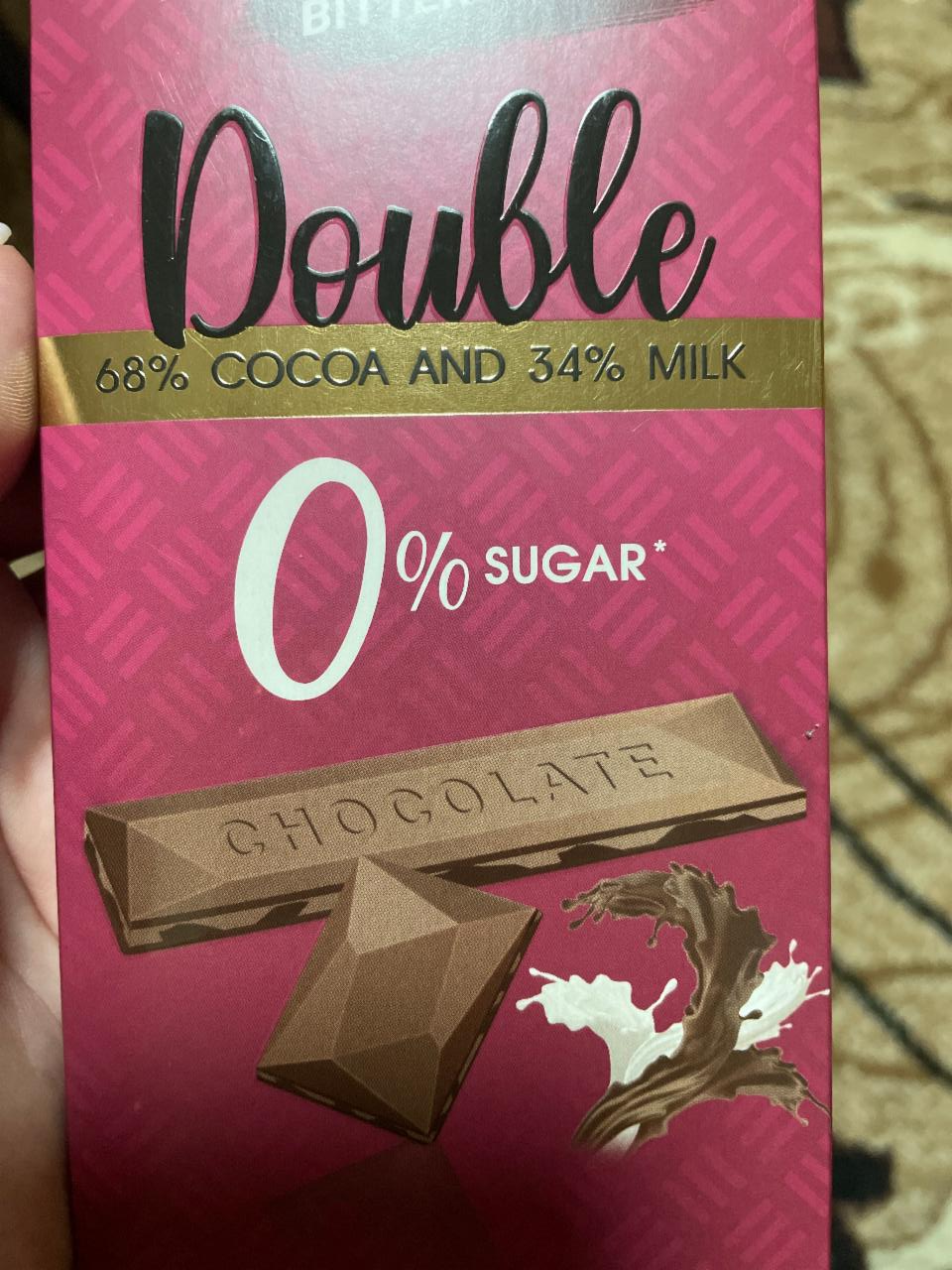 Фото - Горький и молочный шоколад без сахара Double Лаконд