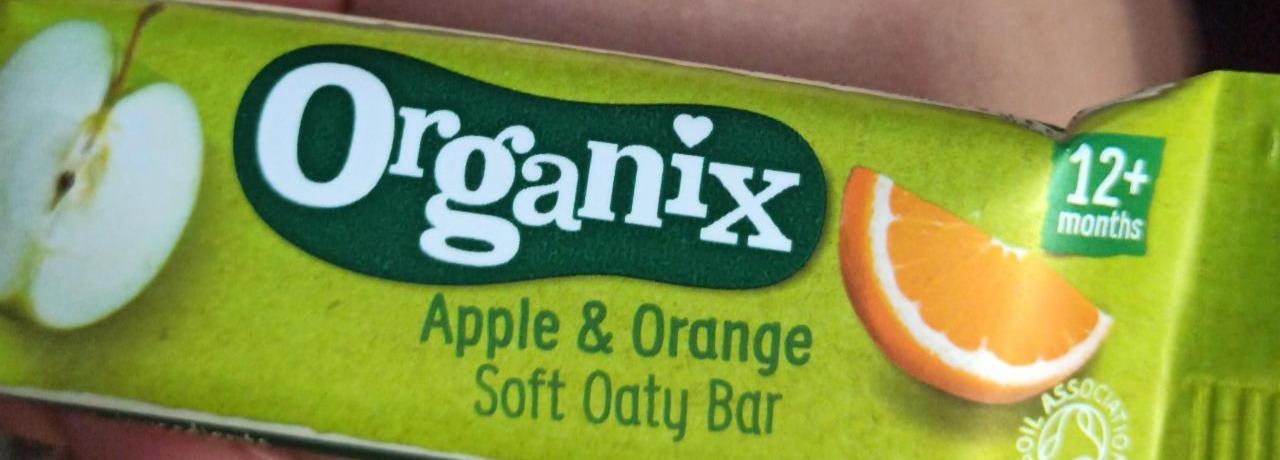 Фото - Батончик овсяный с яблоком и апельсином Organix