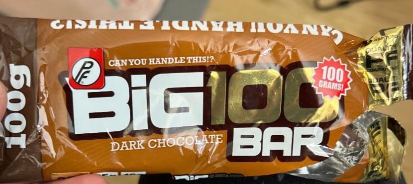 Фото - Big100 dark chocolate bar Proteinfabrikken