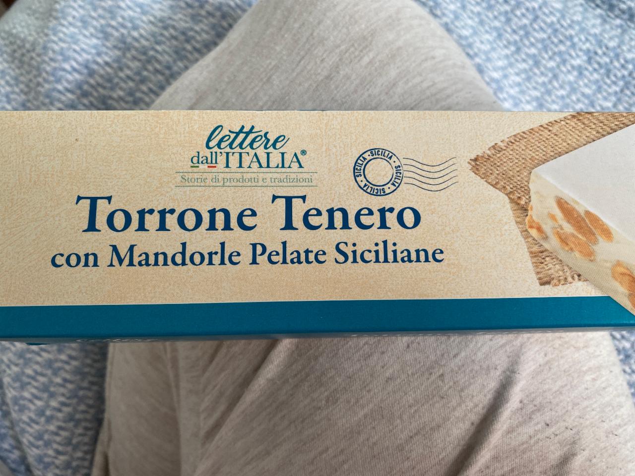 Фото - десерт Torrone Tenero Lettere dall'ITALIA