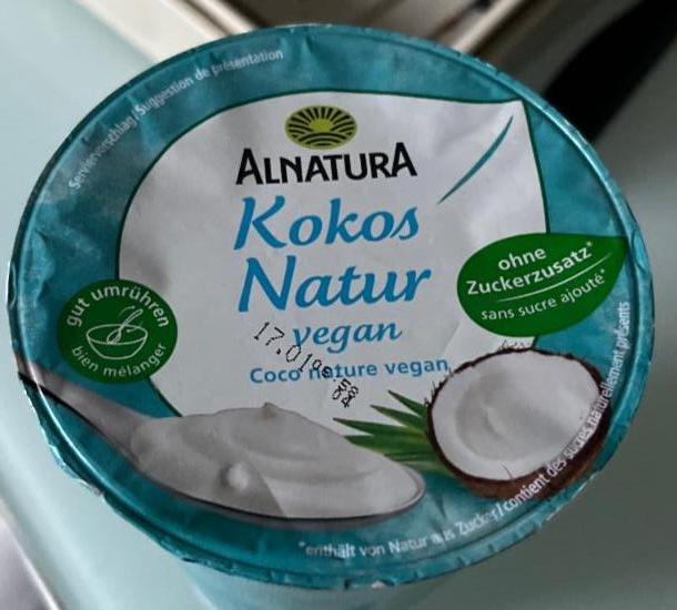 Фото - Кокосовый йогурт Alnatura