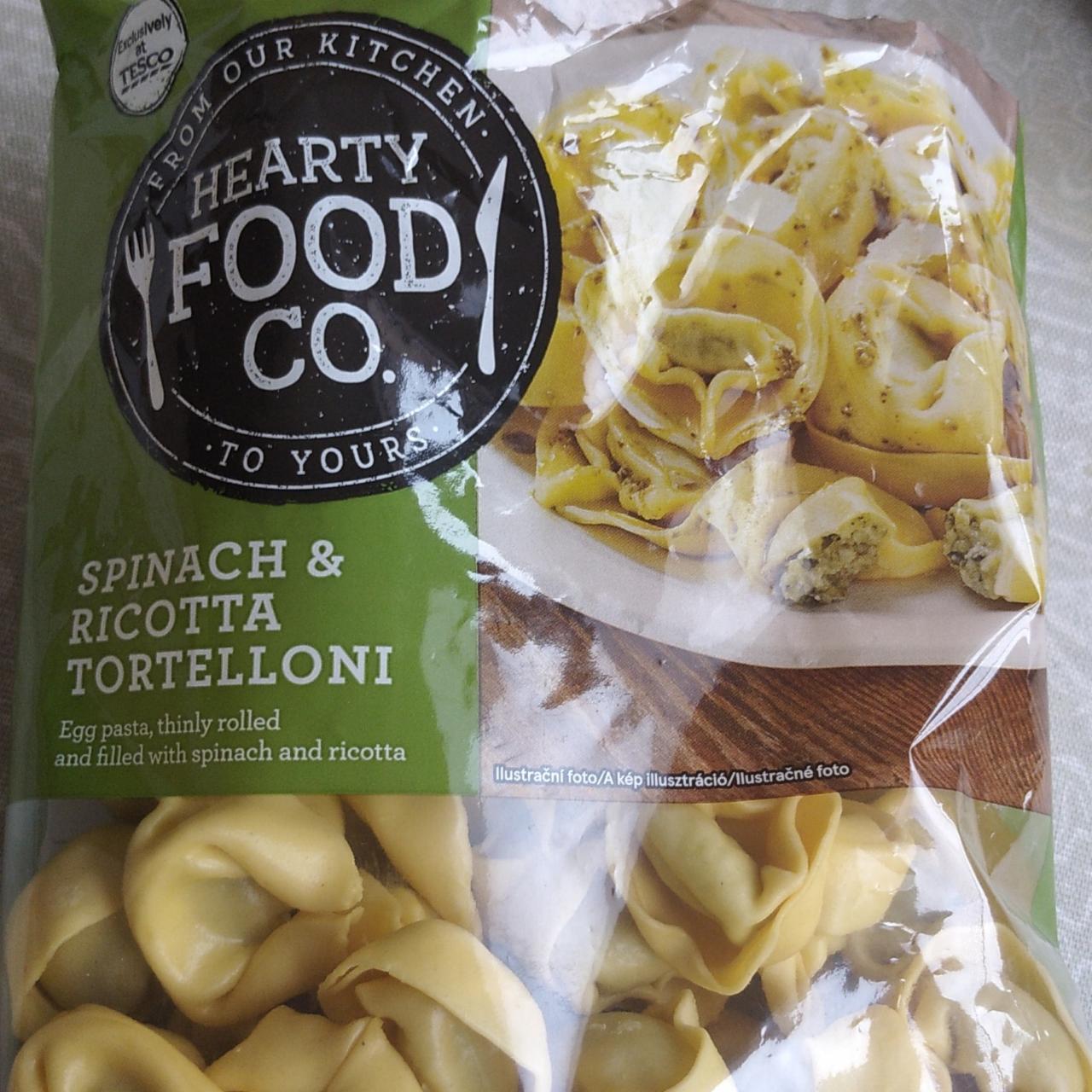 Фото - Tortelloni spinach & ricotta Hearty Food Co