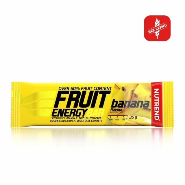 Фото - Fruit Energy Bar banana flavour Nutrend