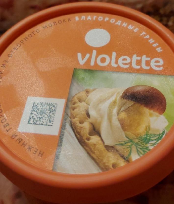 Фото - Сыр творожный Благородные грибы Violette