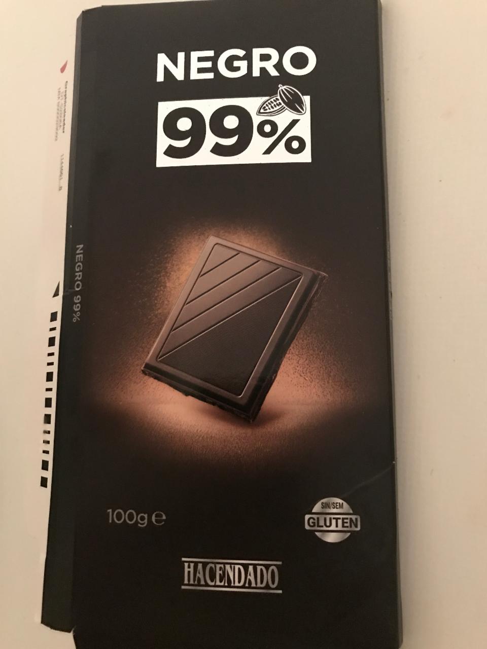 Фото - Chocolate 99% cacao Negro Hacendado