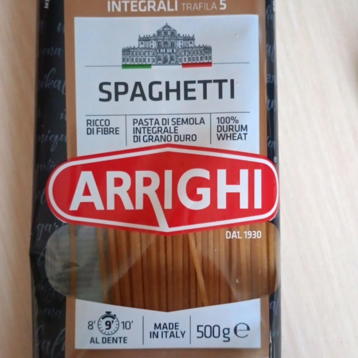 Фото - Макароны цельнозерновые твердых сортов Spaghetti Arrighi