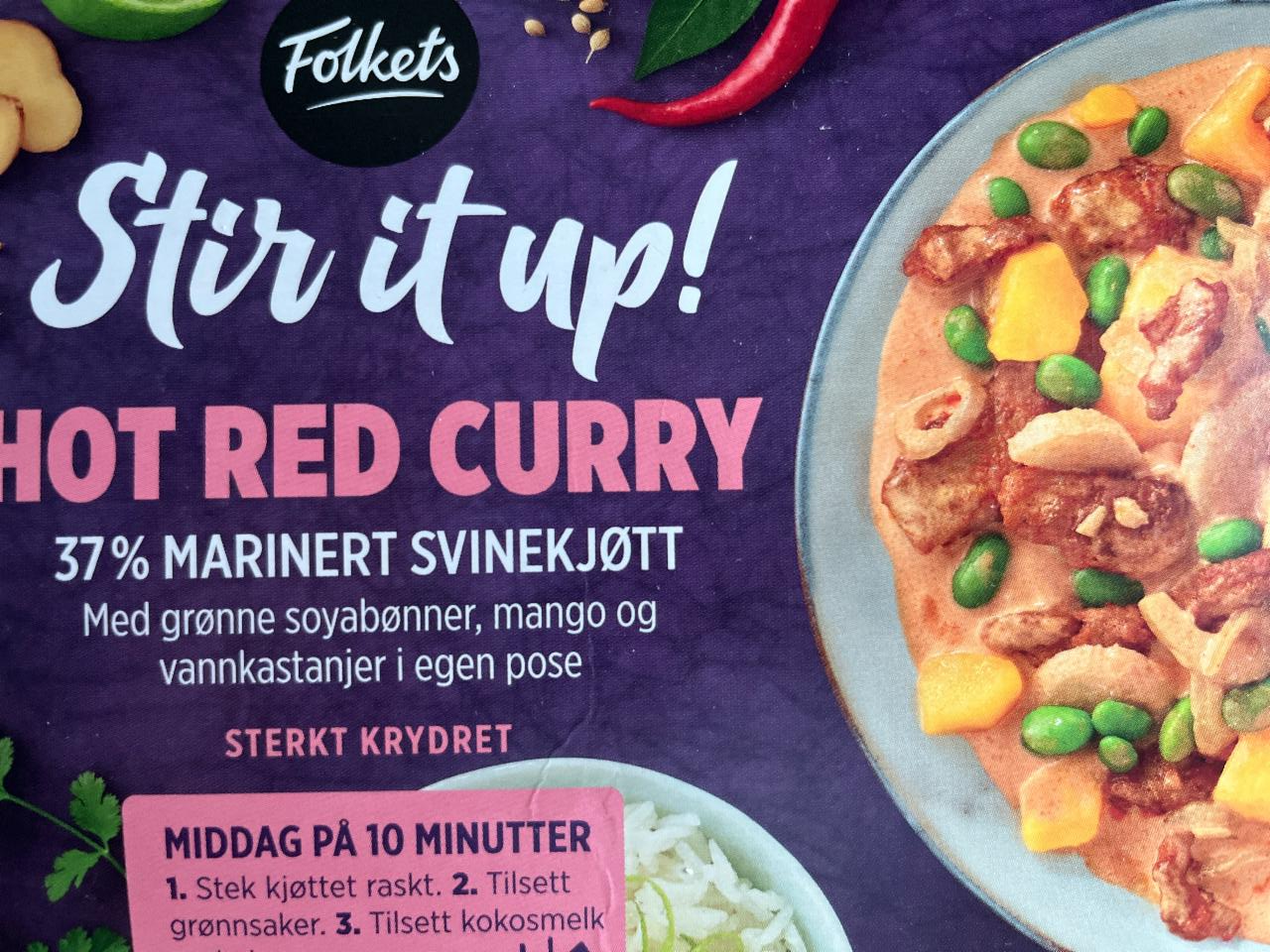 Фото - Hot red curry Folkets