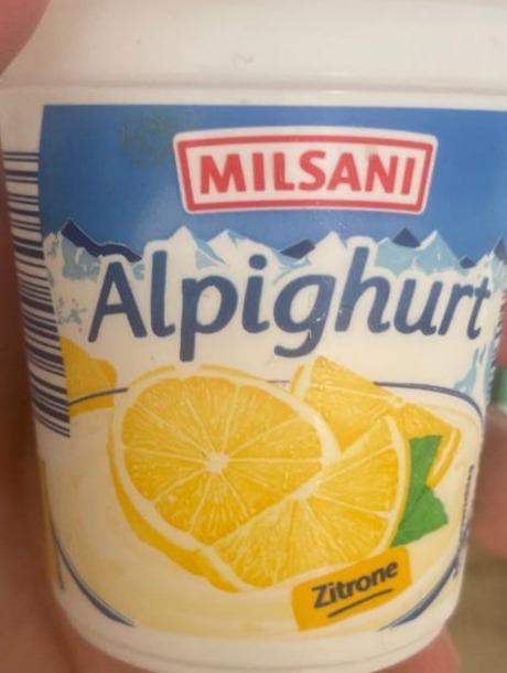 Фото - Alpighurt Zitrone Milsani