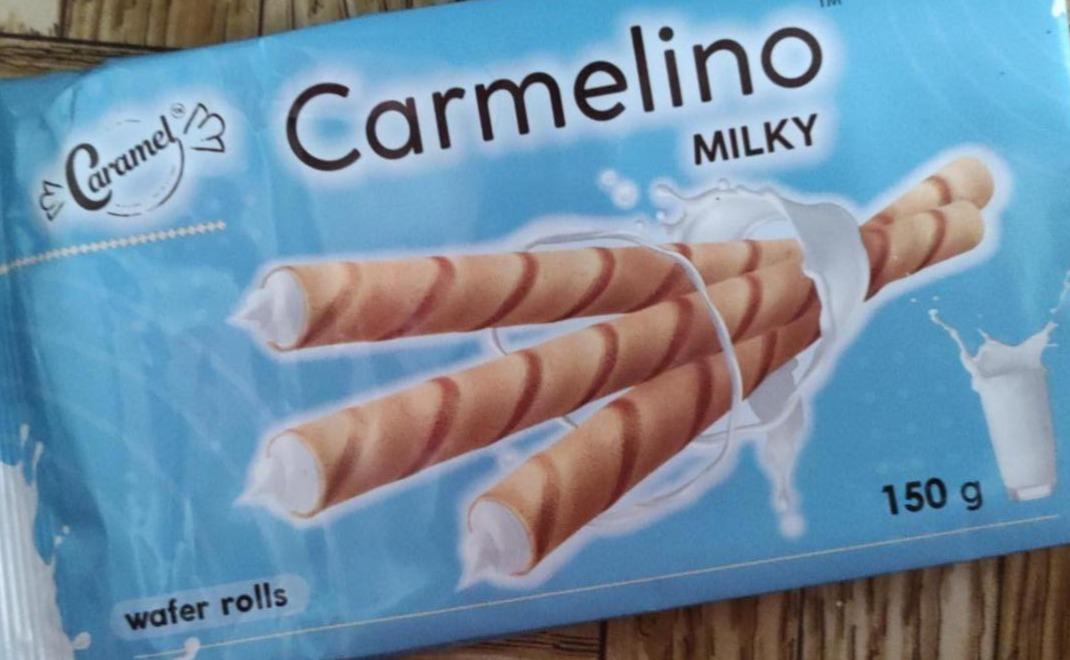 Фото - Трубочки вафельные Milky Carmelino Caramel