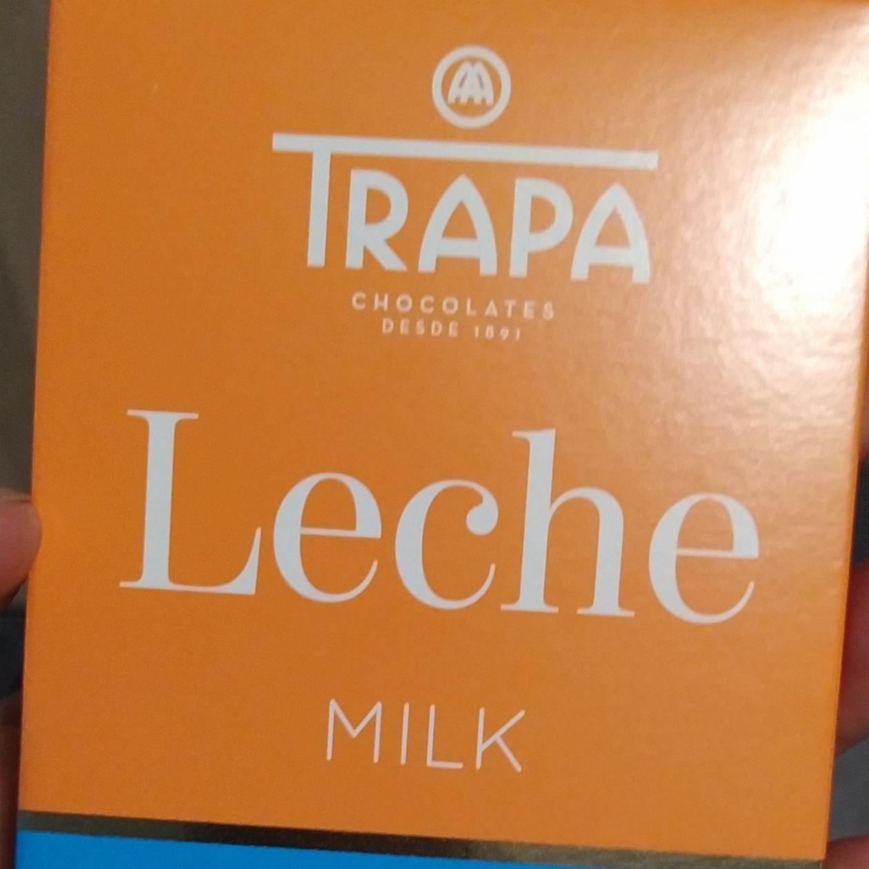 Фото - Шоколад молочный Intenso Con Leche Trapa