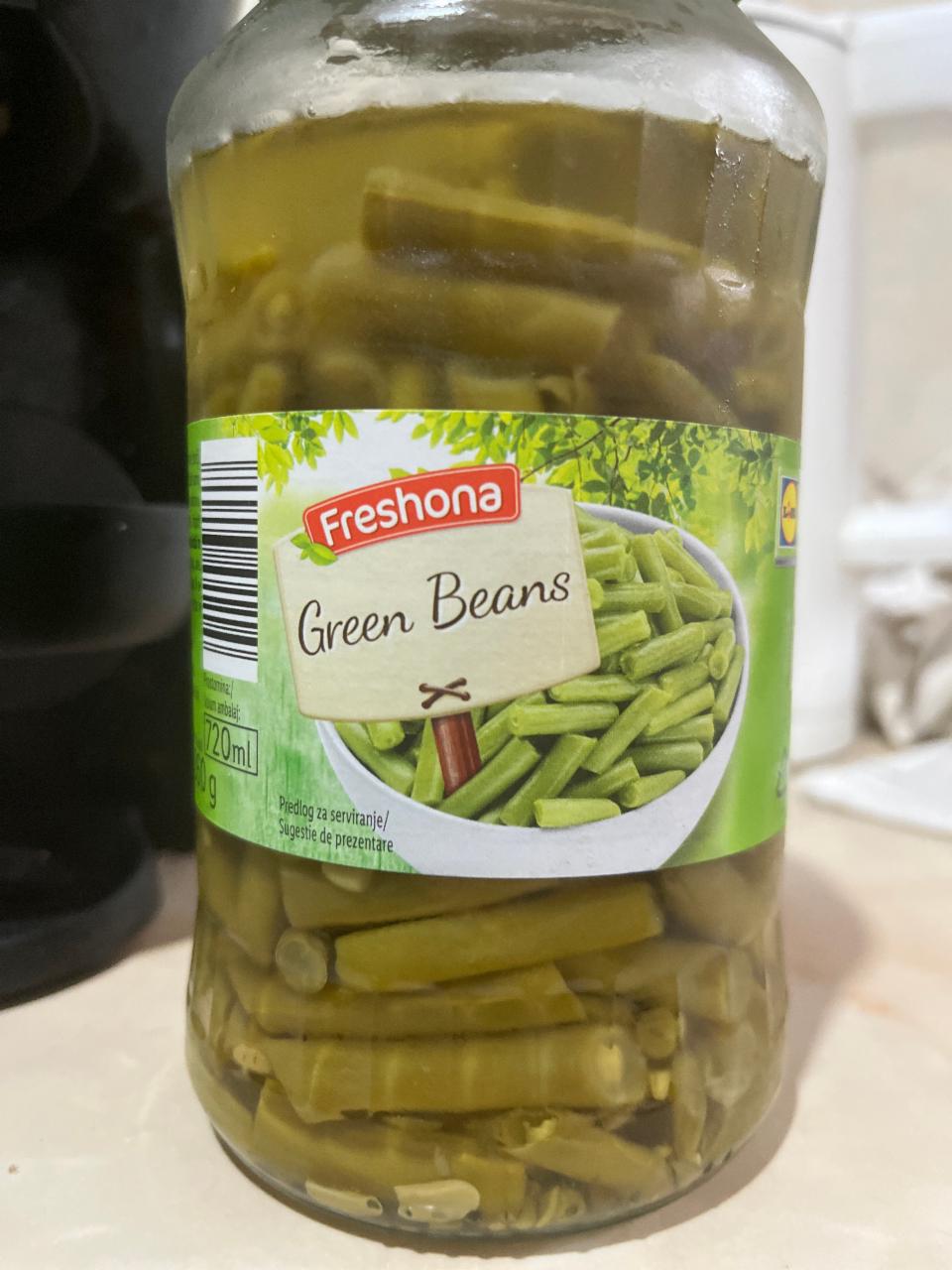 Фото - Green Beans Консервированная стручковая фасоль Freshona