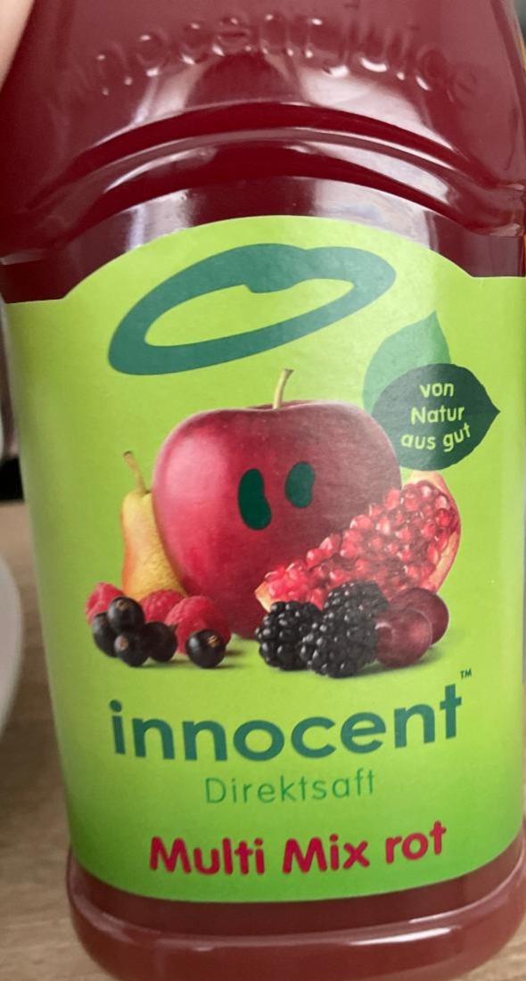 Фото - сокосодержащий напиток микс красных фруктов Innocent