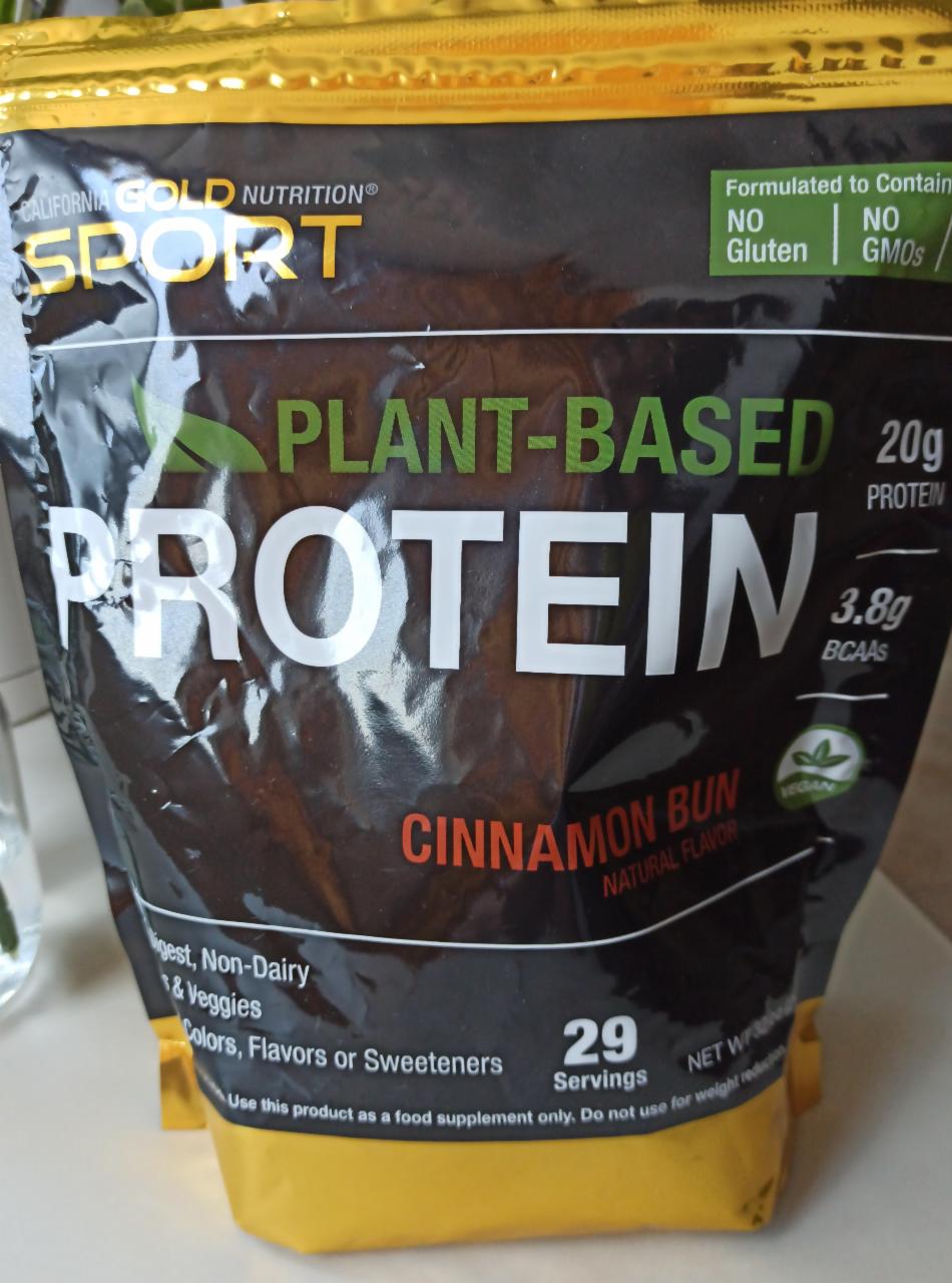 Фото - Протеин Plant-based protein cinnamon bun California gold nutrition