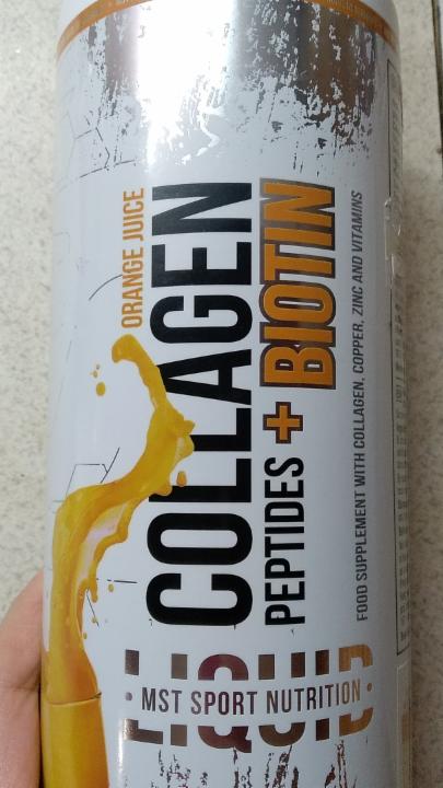 Фото - коллаген Collagen orange juice peptides+biotin MST sport nutrition