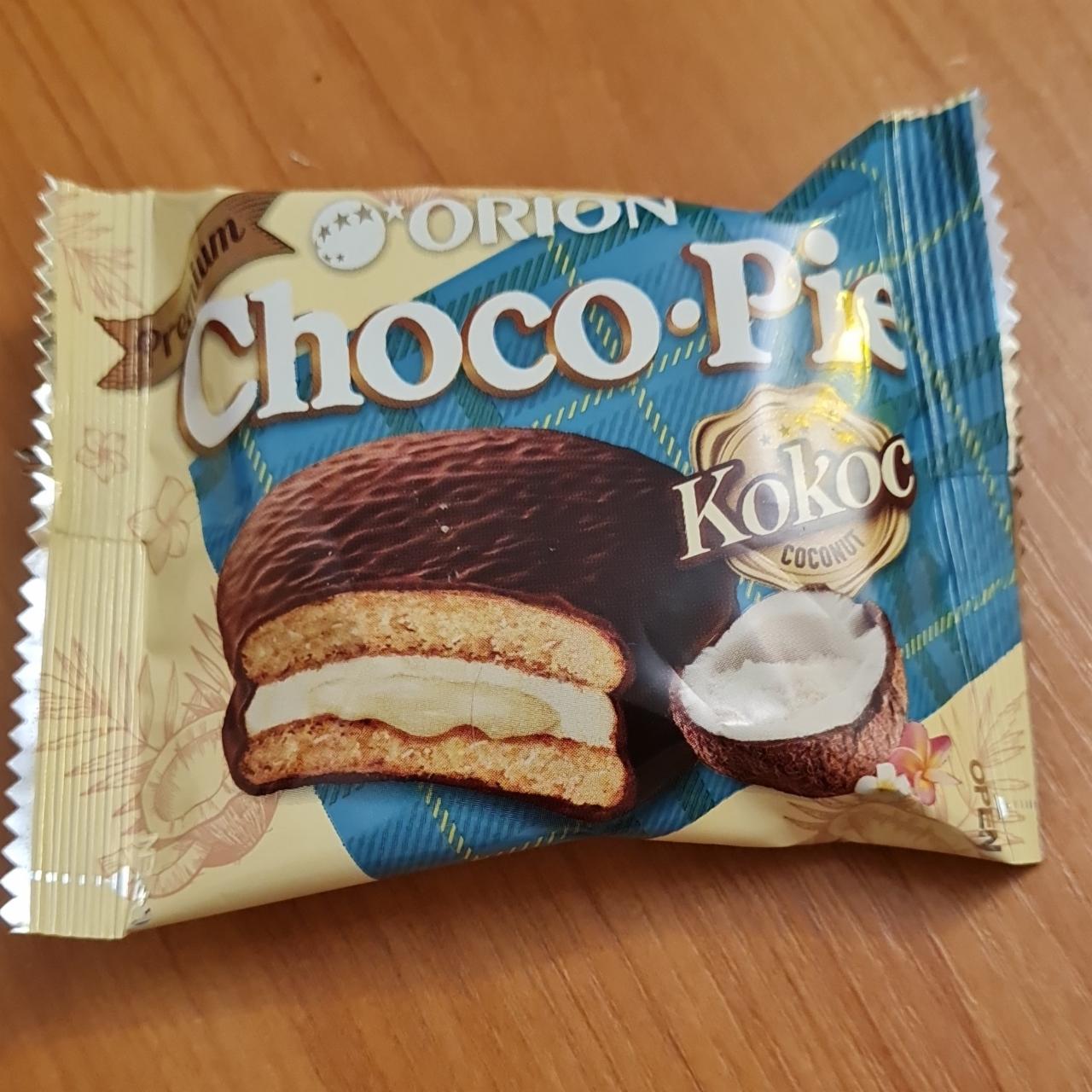 Фото - Пирожное Choco Pie Кокос Orion