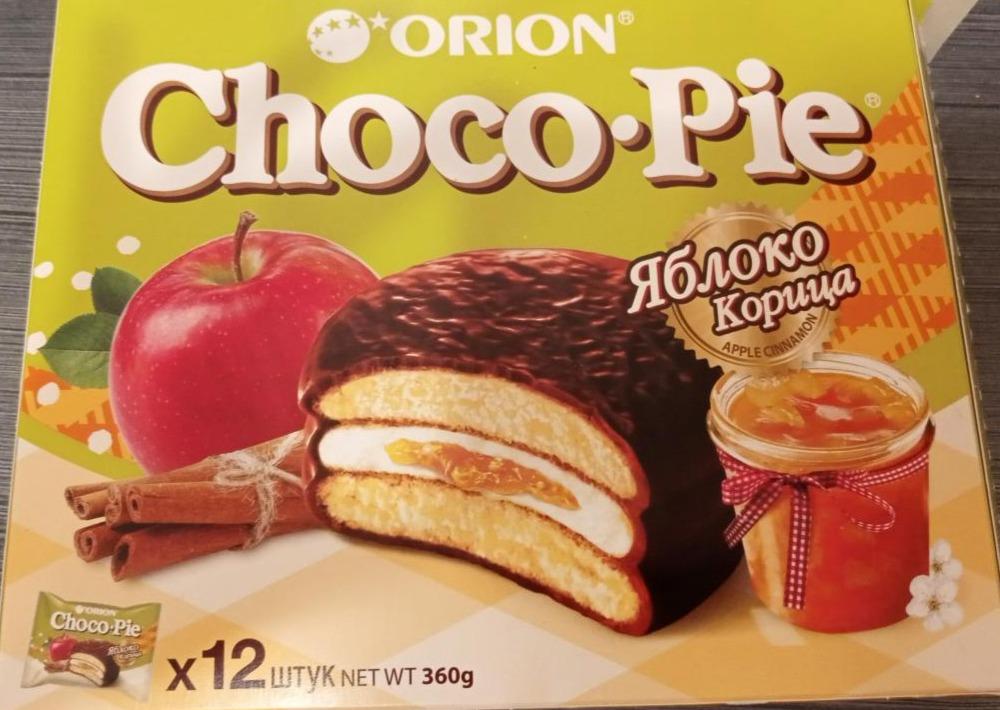 Фото - Пирожное Choco-Pie яблоко корица Orion
