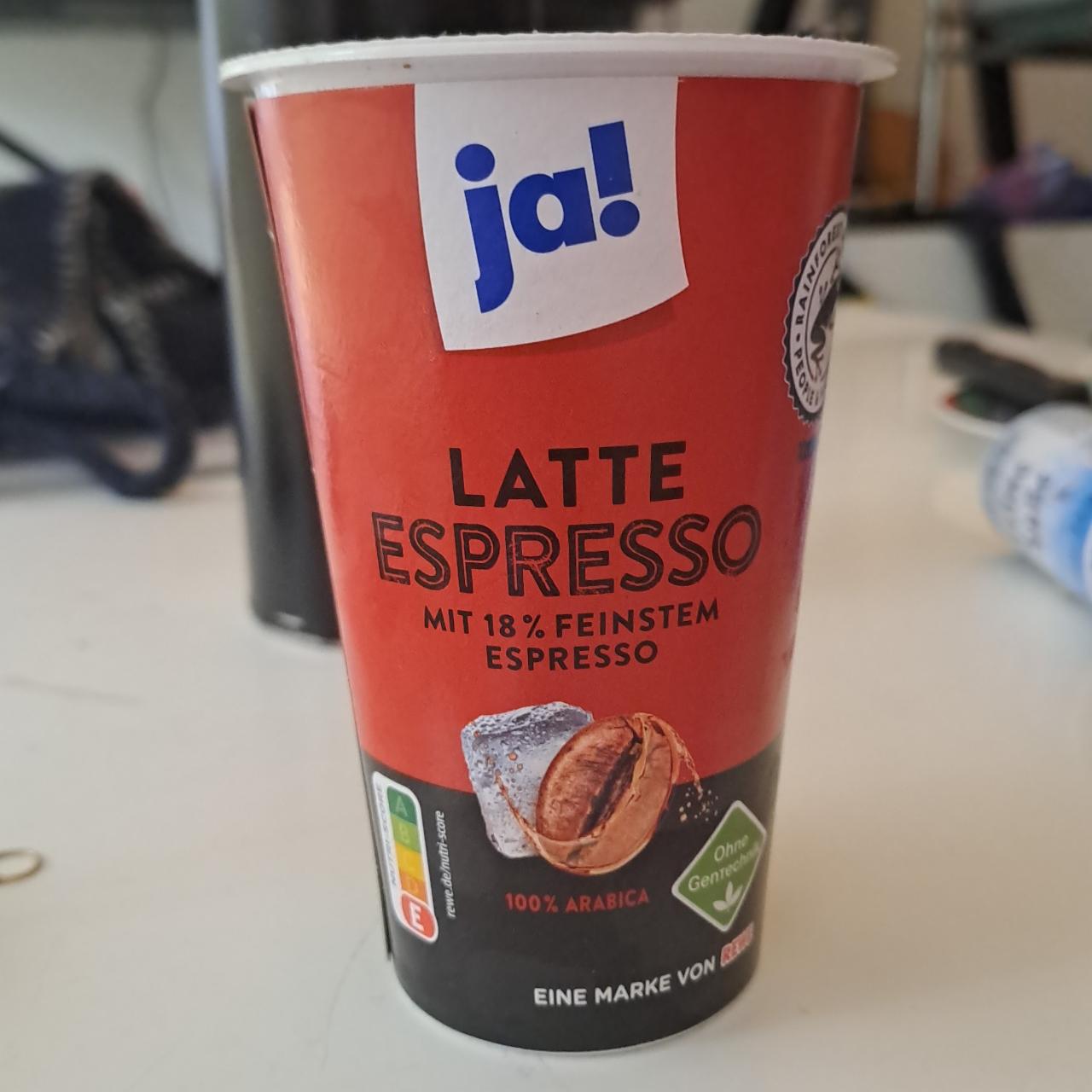 Фото - Latte Espresso 18 % espresso Ja!