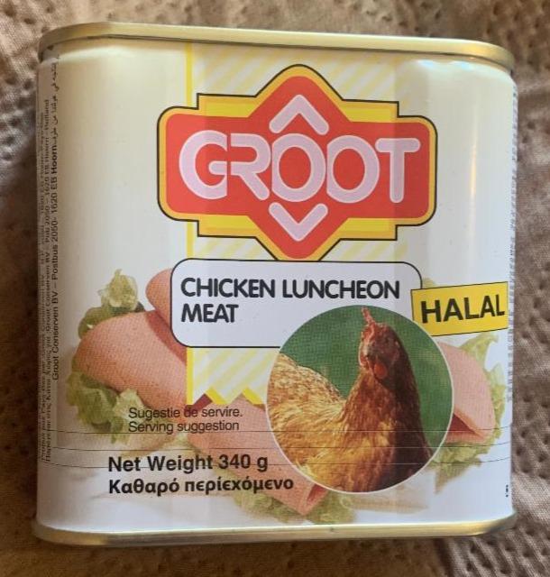 Фото - Chicken luncheon meat Carne Pui Groot