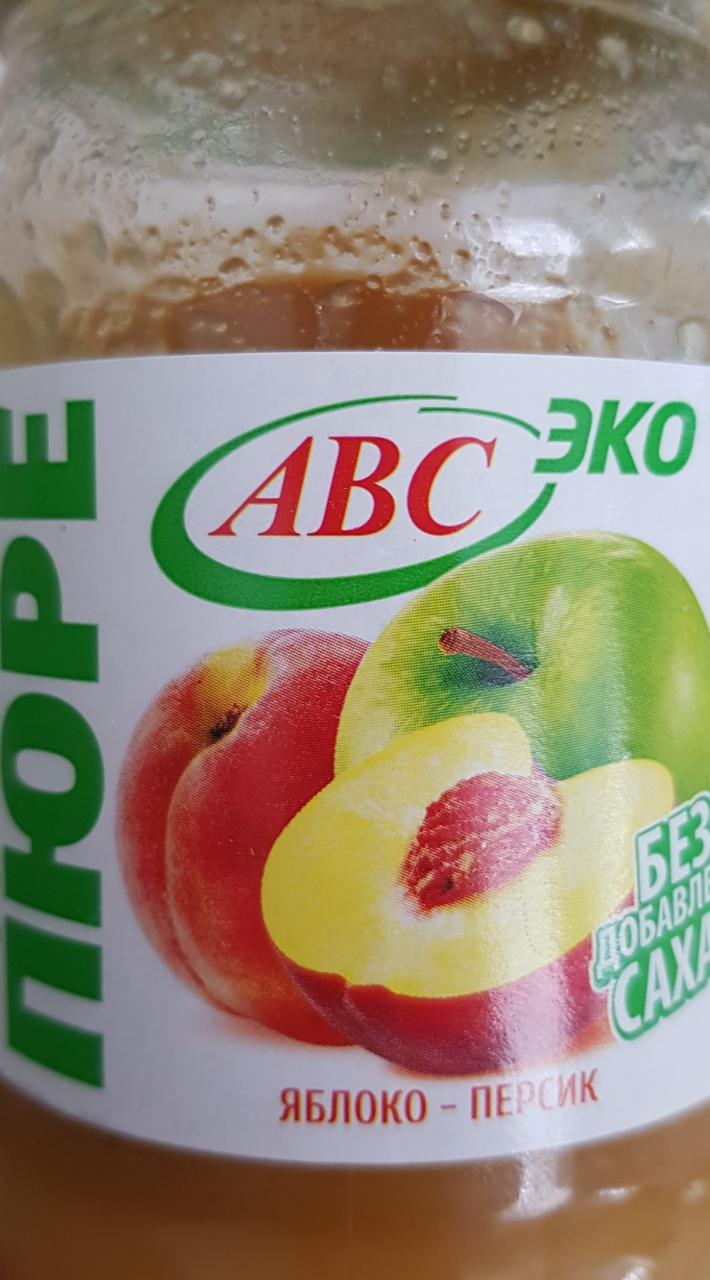 Фото - пюре яблоко персик ABC