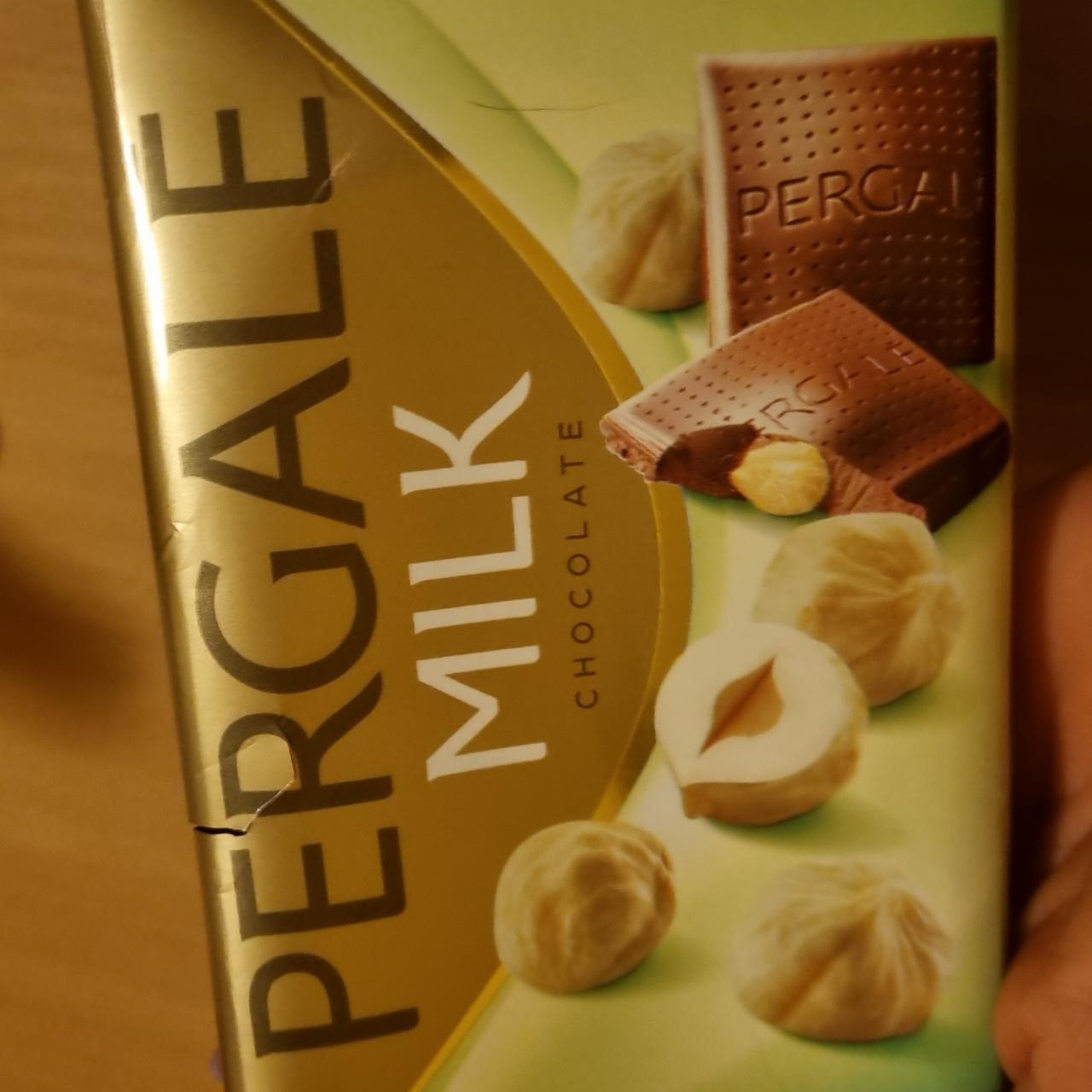 Фото - Шоколад молочный с целыми ядрами фундука Pergale