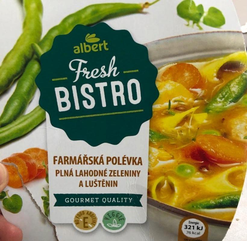 Фото - Farmářská polévka plná lahodné zeleniny a luštěnin Albert Fresh Bistro