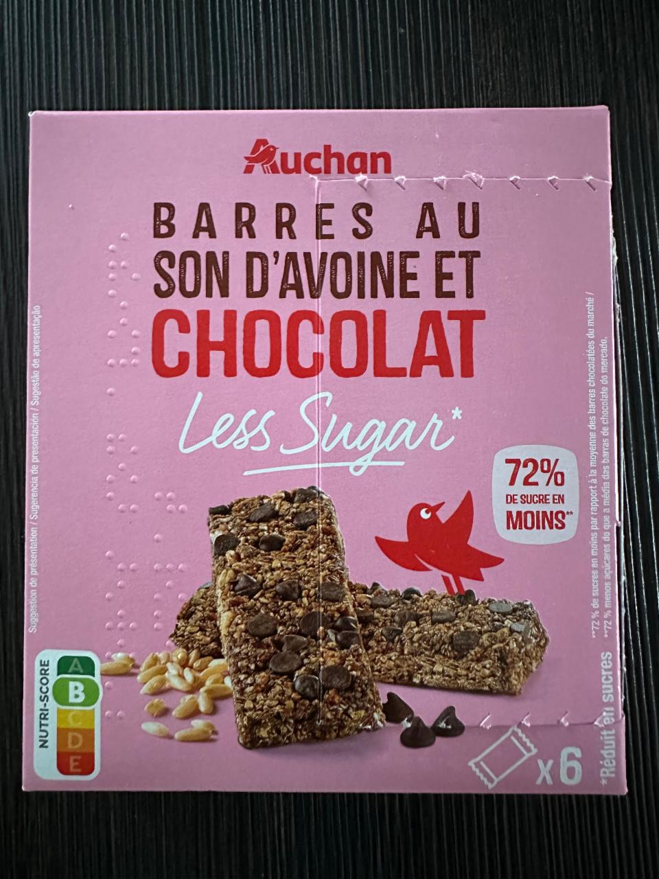 Фото - Barres au Son D’avoine et Chocolat Auchan
