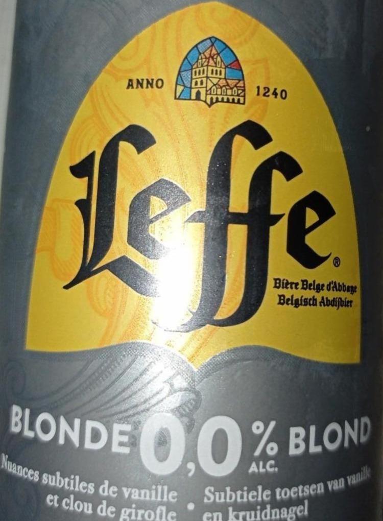 Фото - Пиво Blond 0.0% Leffe