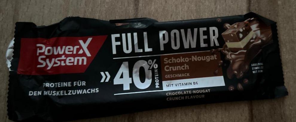Фото - Full Power Schoko-Nougat Crunch Power X System