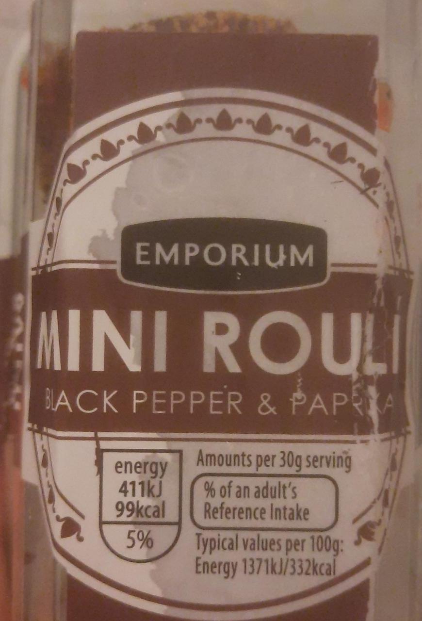 Фото - Mini Roule black pepper & paprika Emporium