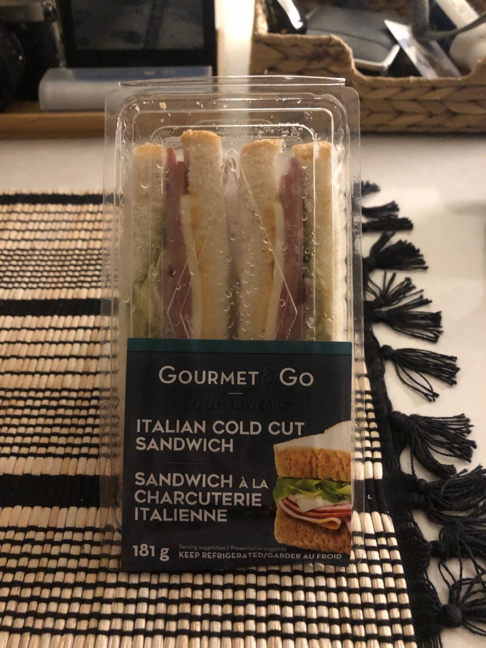 Фото - сендвич итальянский холодный Gourmet Go