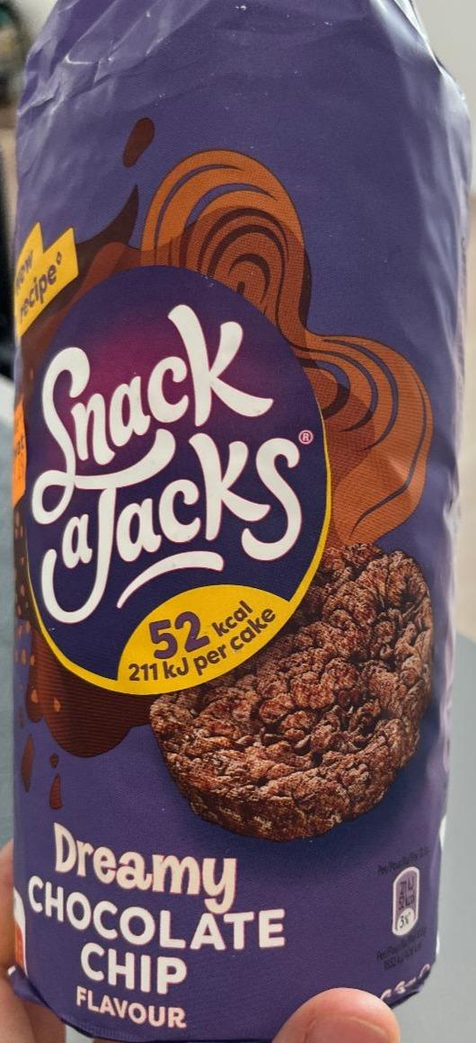 Фото - Хлебцы рисовые в шоколаде Dreamy Chocolate Chip Snack a Jacks
