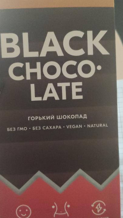 Фото - горький шоколад 100% Black chocolate Ufeelgood