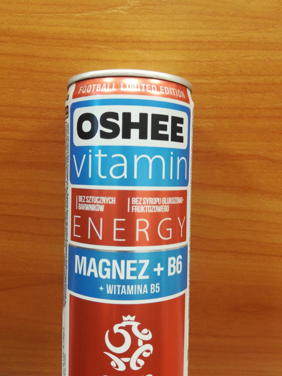 Фото - Напиток энергетический vitamin energy magnez +B6 OSHEE